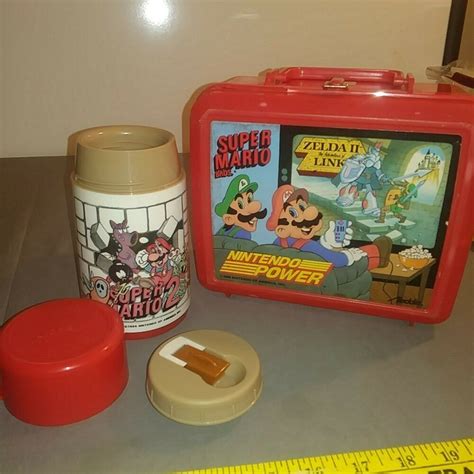 Super Mario Bros Vintage Metal Lunch Box 